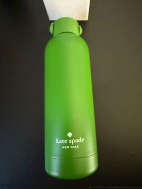 kate spade bright green insulated water bottle